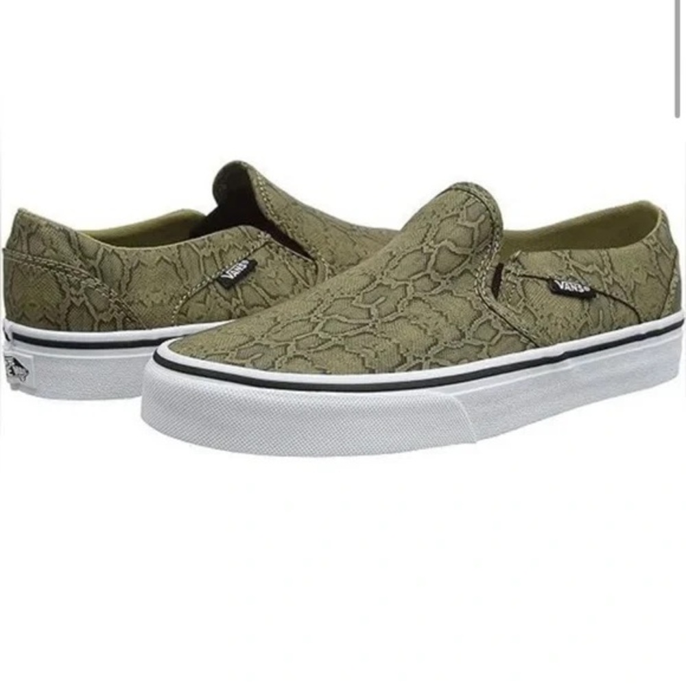 Vans Snake Print Slip-On Asher